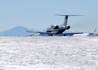 N511PA @ KAPA - Takeoff with Pikes Peak in the distance.