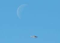 N53265 @ KAPA - Meeting with the moon. Touch and Go on 17R. - by Bluedharma