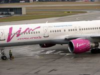 RA-73012 @ LOWS - This B757 wears both Vim Airlines and Air Bashkortostan titles