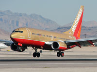 N711HK @ KLAS - Southwest Airlines - 'The Herbert D. Kelleher' / 1998 Boeing 737-7H4 - by Brad Campbell