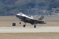 AA-1 @ NFW - Prototype F-35A landing at Carswell Field - Test Flight #25