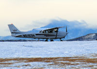 N5163H @ KAPA - Cleared for takeoff on 17L. Pikes Peak in the distance. - by Bluedharma