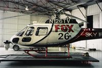 N126TV @ DWH - Helicopter Services Hangar, Hooks Airport - by Tom Norvelle