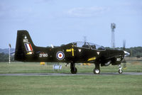 ZF160 @ EGXU - the Tucano is the mainstay of the British training fleet.