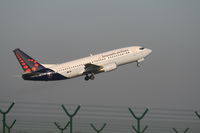 OO-LTM @ EBBR - flight SN3747 is taking off from rwy 07R