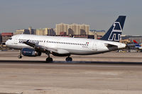 N280RX @ KLAS - Mexicana / 1991 Airbus Industrie A320-231 - by Brad Campbell