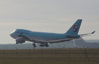 HL7449 @ LOWW - Korean Cargo B 747-400 on finale RWY 16 - by Delta Kilo