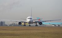 OE-LAY @ LOWW - Austrian B 767 color StarAlliance - by Delta Kilo