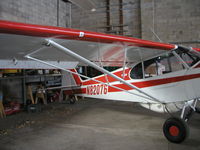 N82076 @ KSYN - Parked inside the main hangar at Stanton. - by Mitch Sando