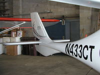 N433CT @ KSYN - Parked inside the main hangar at Stanton. - by Mitch Sando