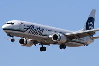N318AS @ LAX - Alaska Airlines N318AS (FLT ASA279) from Los Cabos Int'l (MMSD) on short-final to RWY 25L.