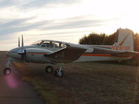 N261B @ PVC - eSitting on the ramp in Provincetown, Mass. A great example of a well maintained Twin Bonanza. - by Gregg Cadieux
