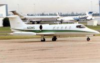 N22MS @ LFPB - Learjet 35A at Paris Le Bourget during 1995 Air Show week - by Terry Fletcher