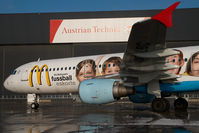 OE-LBC @ VIE - Austrian Airlines Airbus 321 in Euro 2008 colors