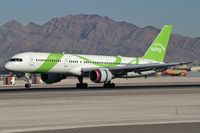 N6710E @ KLAS - Delta Airlines - not 'Song' anymore / 2000 Boeing 757-232 - note: see the Delta colors on the engine cover.