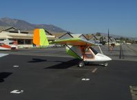N412RK @ SZP - 2001 Flightstar IISC, HKS 2 cylinder 4 stroke 6,200 rpm geared, dual carb 60 Hp, two place ultralight. Experimental class - by Doug Robertson