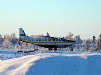 N405GV @ KWT - Hageland Aviation Taxiing at Kwethluk, Alaska - by Martin Prince, Jr
