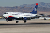 N332AW @ KLAS - US Airways / 1987 Boeing 737-3B7 - by Brad Campbell