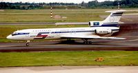 UN-85516 @ EDDL - Air Kazakhstan Tu 154 at Dusseldorf in 1994 - by Terry Fletcher