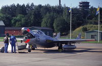 SE-DXV @ ESCM - Swiss built Vampire trainer - by Henk van Capelle