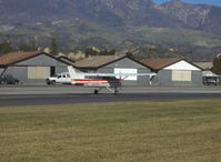 N714HH @ SZP - 1977 Cessna 150M, Continental O-200 100 Hp, takeoff roll Rwy 04 - by Doug Robertson