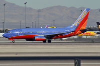 N417WN @ KLAS - Southwest Airlines - 'The Rollin W. King' / 2001 Boeing 737-7H4 / Dedicated to one of the founding fathers of SWA. - by Brad Campbell