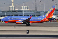 N417WN @ KLAS - Southwest Airlines - 'The Rollin W. King' / 2001 Boeing 737-7H4 / Dedicated to one of the founding fathers of SWA. - by Brad Campbell