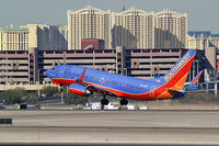 N417WN @ KLAS - Southwest Airlines - 'The Rollin W. King' / 2001 Boeing 737-7H4 / Dedicated to one of the founding fathers of SWA. - by Brad Campbell