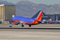 N693SW @ KLAS - Southwest Airlines / 1985 Boeing 737-317 - by Brad Campbell