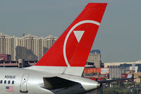 N519US @ KLAS - Northwest Airlines / 1986 Boeing 757-251 - by Brad Campbell