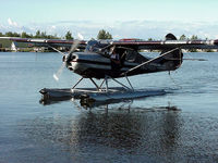 N1346H @ LHD - Aeronca Sedan on floats @ Lake Hood, Anchorage Alaska - by Dan Stroeing