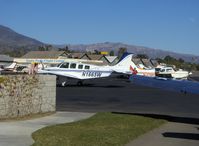 N1665W @ SZP - 1972 Beech A36 BONANZA, Continental IO-520 285 Hp, taxi to refueling - by Doug Robertson