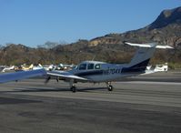 N6704X @ SZP - 1979 Beech 76 DUCHESS, two Lycoming O&VO-360 180 Hp each, taxi after landing Rwy 22 - by Doug Robertson