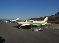 N1237H @ SZP - 1976 Piper PA-28-140 CRUISER, Lycoming O-320-E3D 150 Hp, field repair-damaged cowl off - by Doug Robertson
