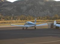 N9744J @ SZP - 1967 Piper PA-28-180 CHEROKEE, Lycoming O&VO-360 180 Hp, taxi to refuel - by Doug Robertson