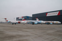 OE-LVK @ VIE - Austrian Arrows Fokker 100 in Euro 2008 special colors - by Yakfreak - VAP