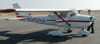N3424J @ DAN - 1967 Cessna 150G in Danville Va. - by Richard T Davis