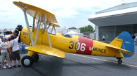 N58390 @ DAN - 1940 Boeing PT-13B in Danville Va. - by Richard T Davis