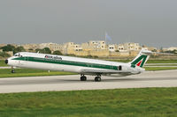 I-DATD @ LMML - Alitalia MD80 - by Andy Graf-VAP