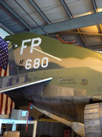 N749CF @ EFD - Collings Foundation F-4D in the hanger at Ellington Field