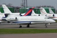 3B-XLA @ EGGW - New Guinee registered bizjet at Luton in 2004 - subsequently re-registered as F-GMOH - by Terry Fletcher