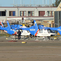 N35WH @ GLS - Offshore transport,  Galveston, TX - by Zane Adams