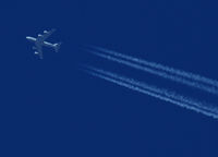 UNKNOWN - KC-135 flys over Columbine High School Littleton Colorado. - by Bluedharma