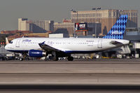 N646JB @ KLAS - jetBlue Airways - 'Bravo Lima Uniform Echo' / 2006 Airbus A320-232 - by Brad Campbell