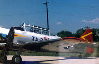 N890DB @ DTO - SNJ-6 at Denton - by Zane Adams