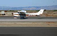 N737PZ @ PAO - 1977 Cessna 172N beginning take-off @ Palo Alto Airport, CA - by Steve Nation
