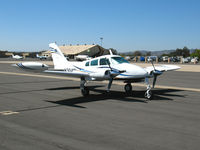 N3042L @ PRB - 1965 Cessna 310J @ Paso Robles Municipal Airport, CA - by Steve Nation