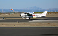 N3504P @ SQL - 2001 Cessna 172R down safely @ San Carlos Airport, CA - by Steve Nation