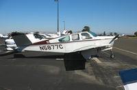 N5877C @ PAO - 1951 Beech C35 @ Palo Alto Airport, CA - by Steve Nation