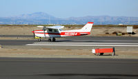N61964 @ SQL - 1975 Cessna 172M rolling @ San Carlos Airport, CA - by Steve Nation